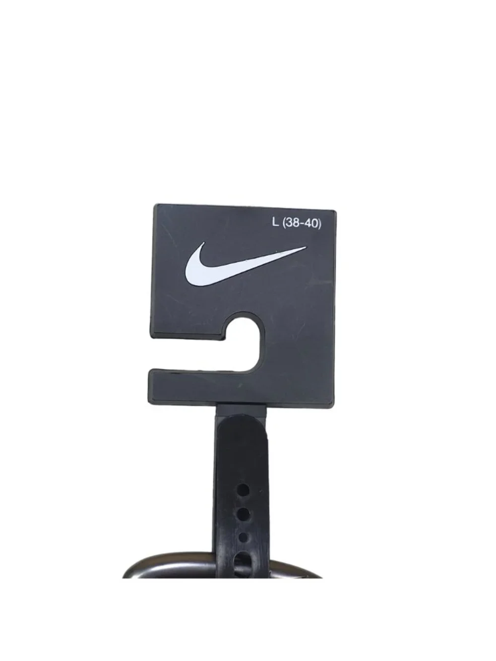 Nike Mens Stretch Braided Golf Belt Large 38-40 Navy Blue With Gunmetal Buckle